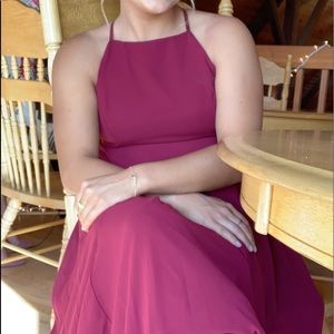 Red Lulus bridesmaid/prom dress